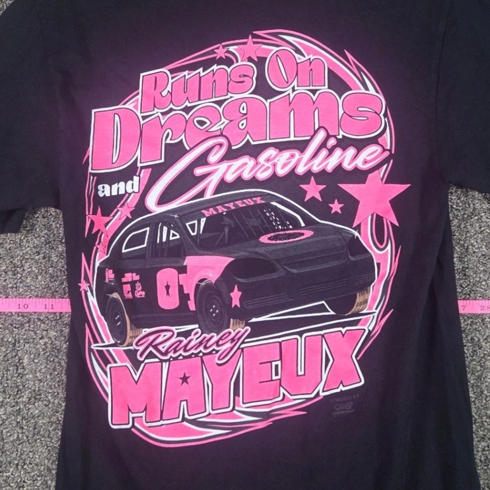 Mayeux Racing T-Shirt Mens Small Black Rainey Port & Company Graphic Tee